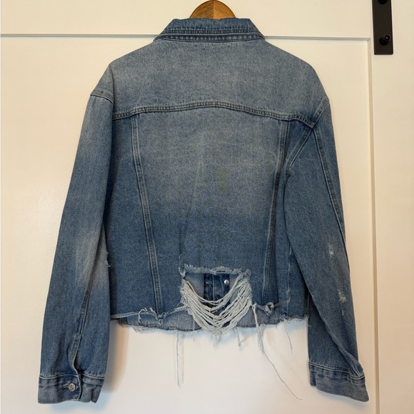 Distressed Denim Jacket - Picture 3 of 3